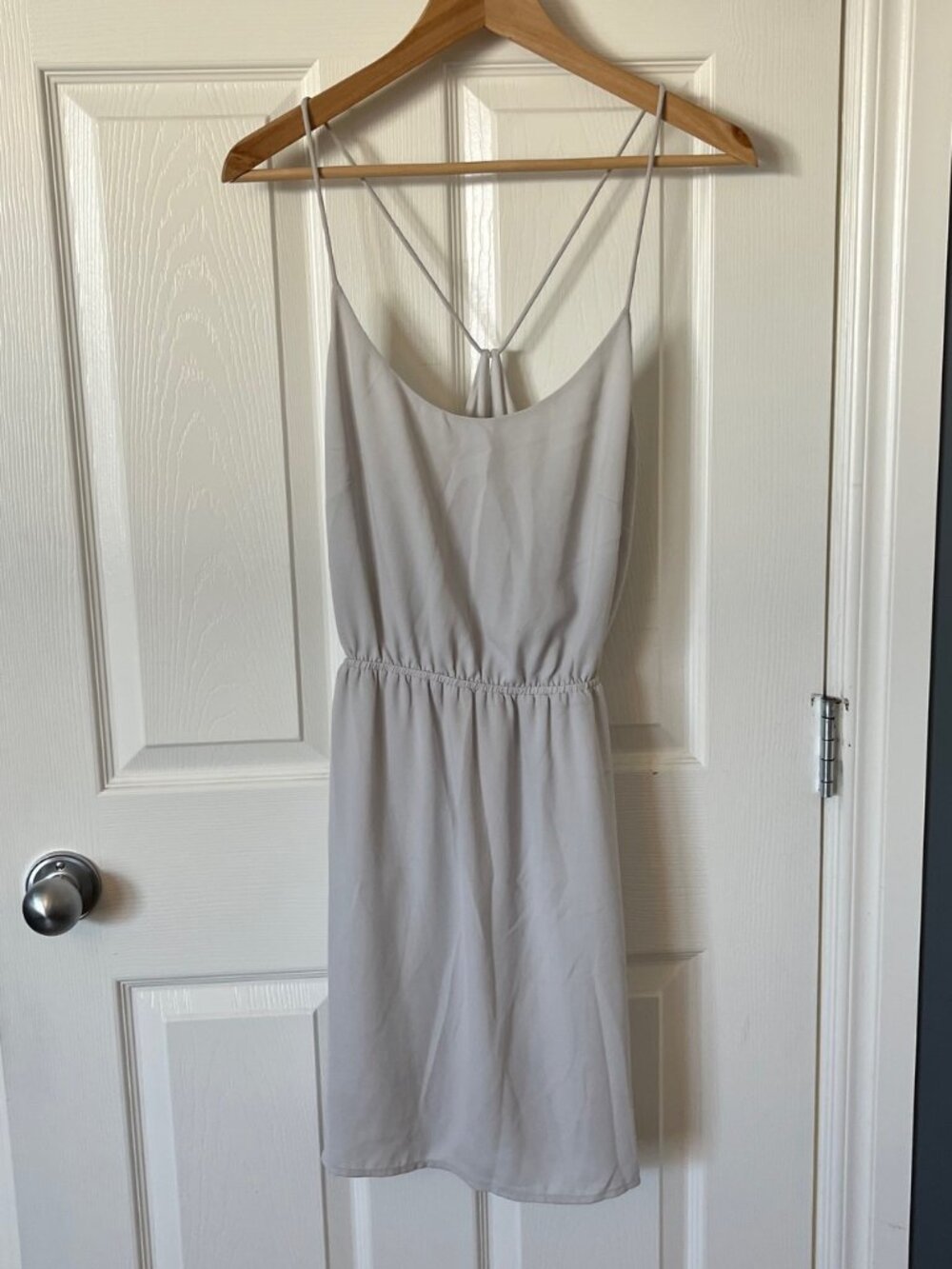 OAK + FORT Loft 82 Grey Mini Dress, Size Small